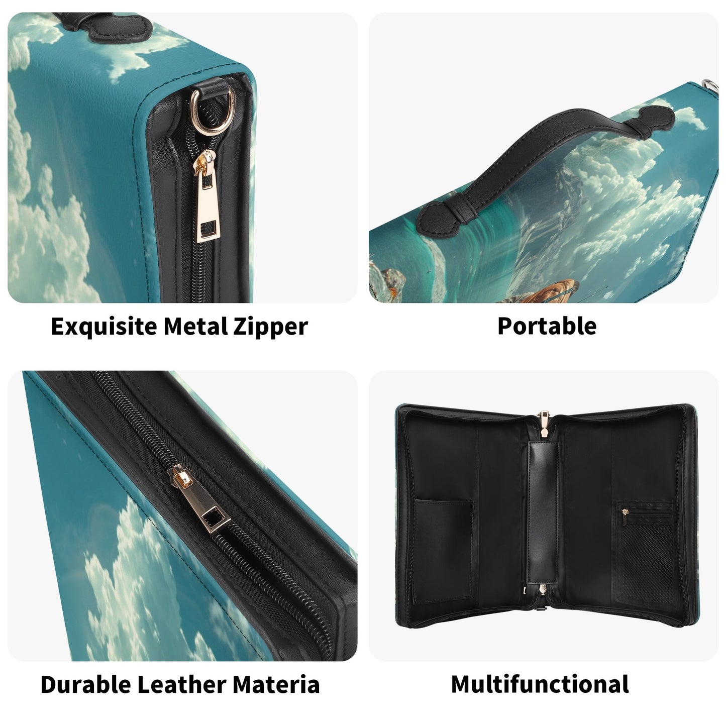Backpacker / Books briefcase with internal pockets