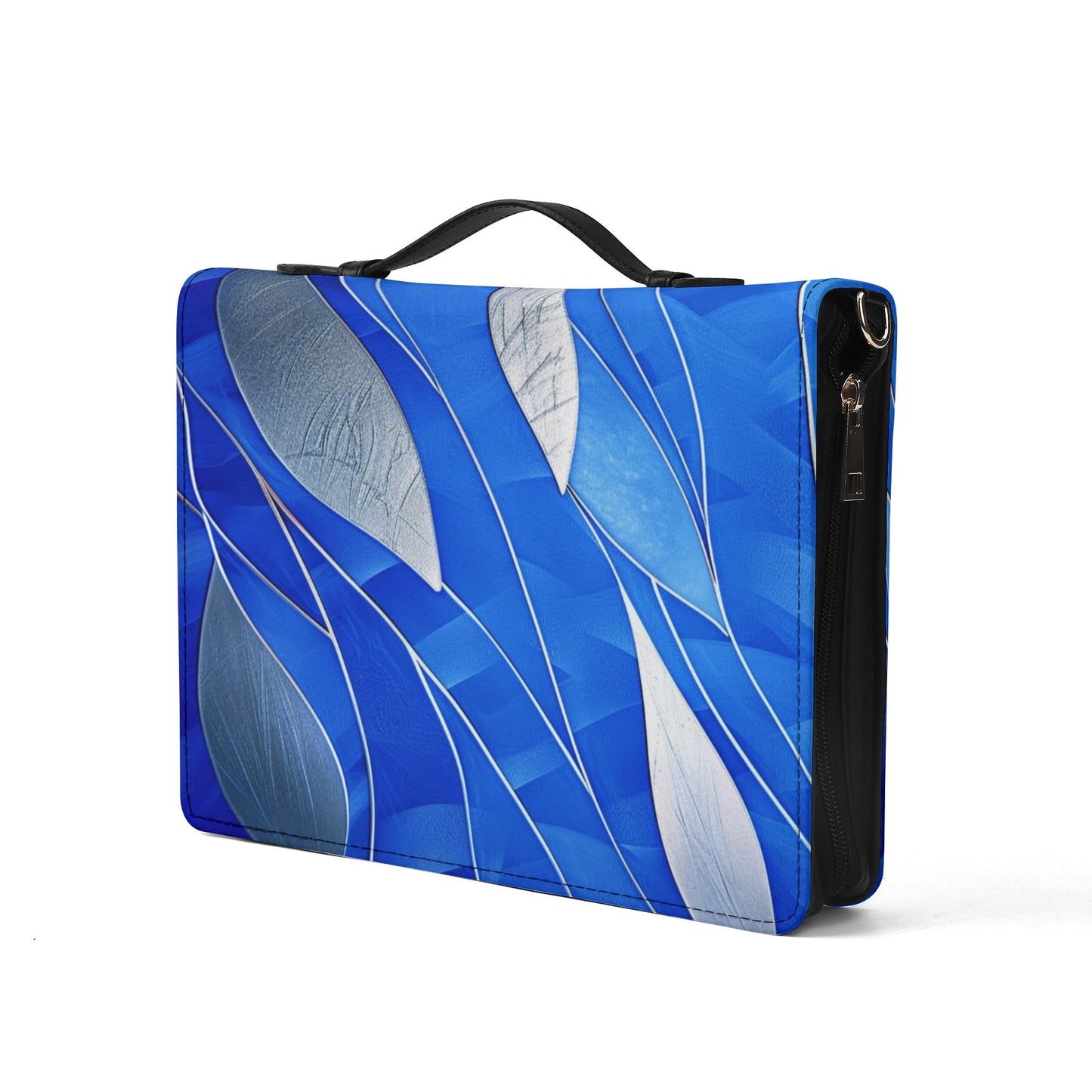 Sea Waves / Books briefcase with internal pockets
