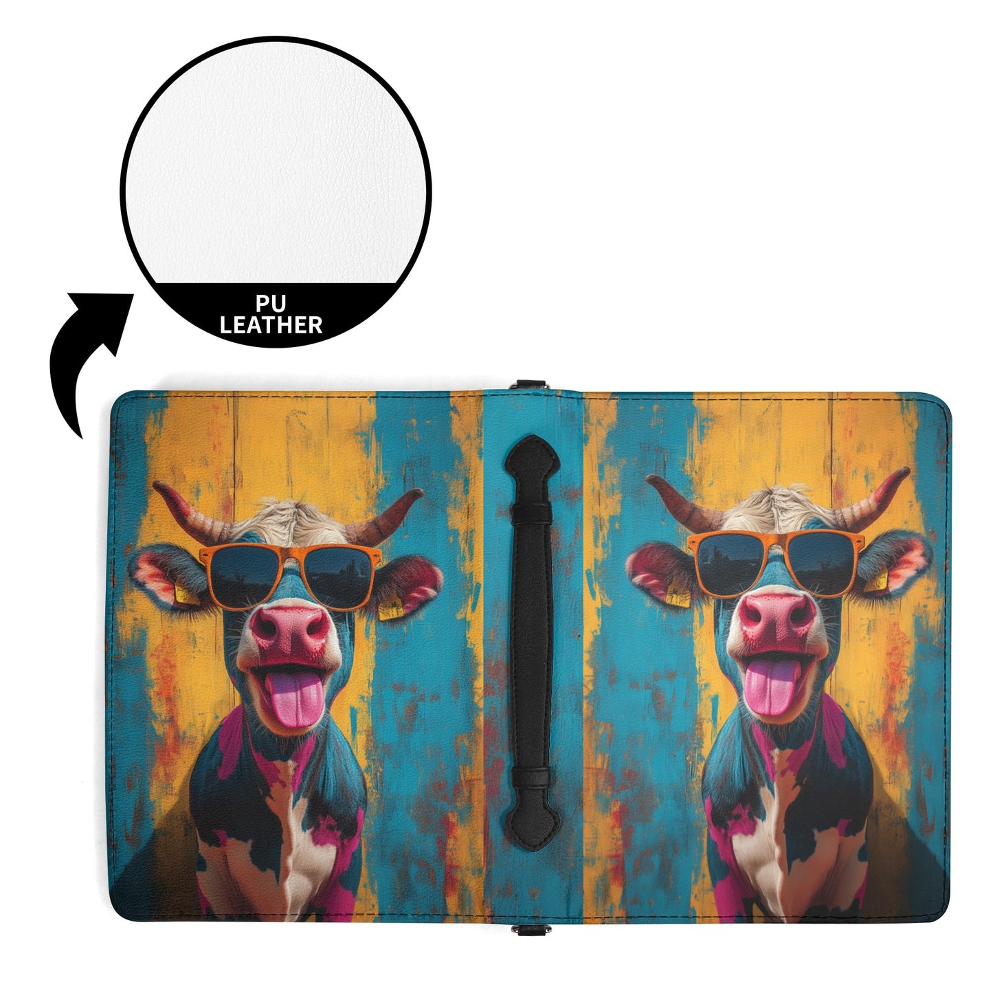 Crazy Cow  / Books briefcase with internal pockets