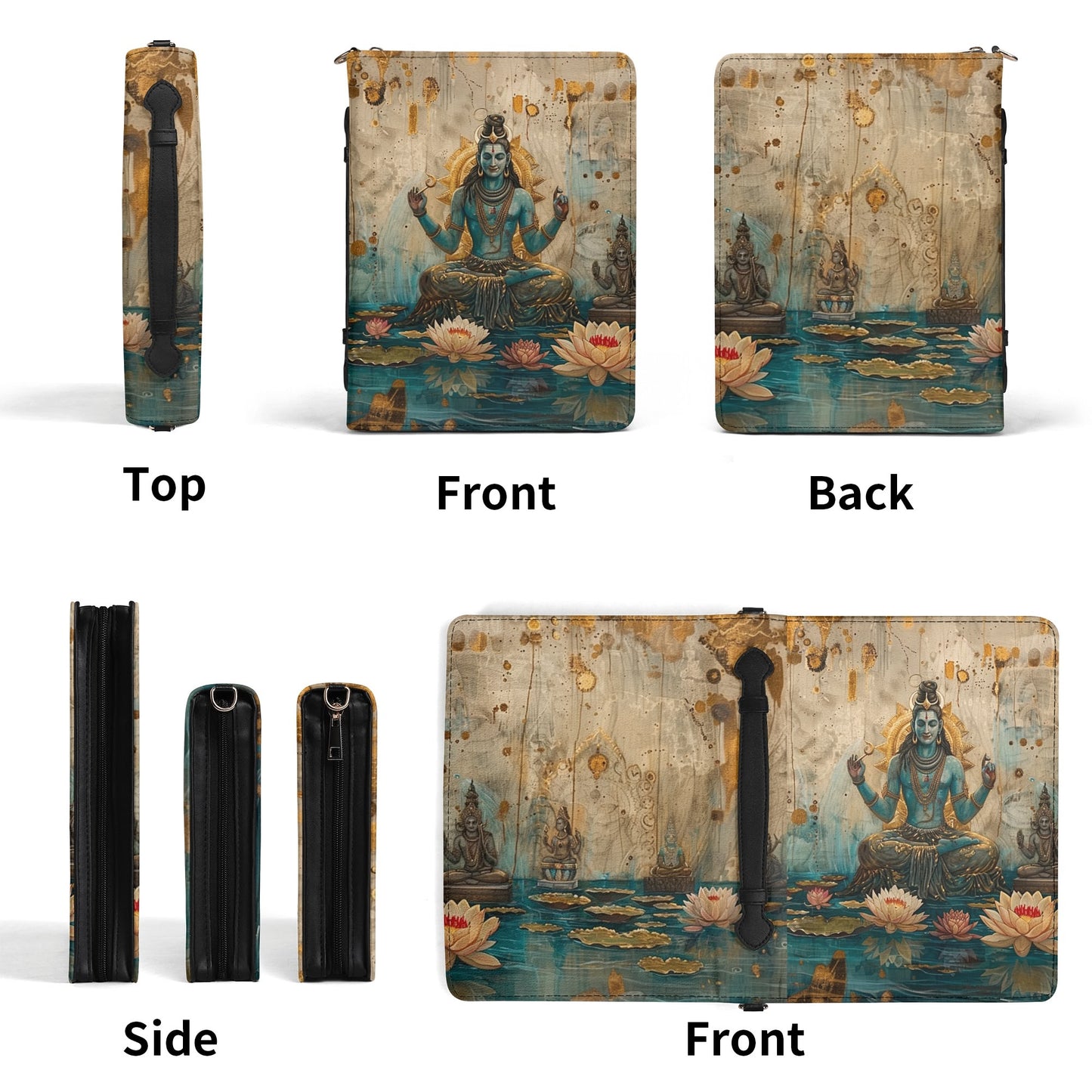 Shiva / Briefcase for Sacred Texts with internal pockets