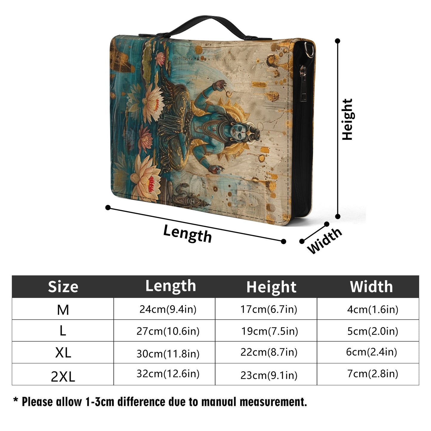 Shiva / Briefcase for Sacred Texts with internal pockets