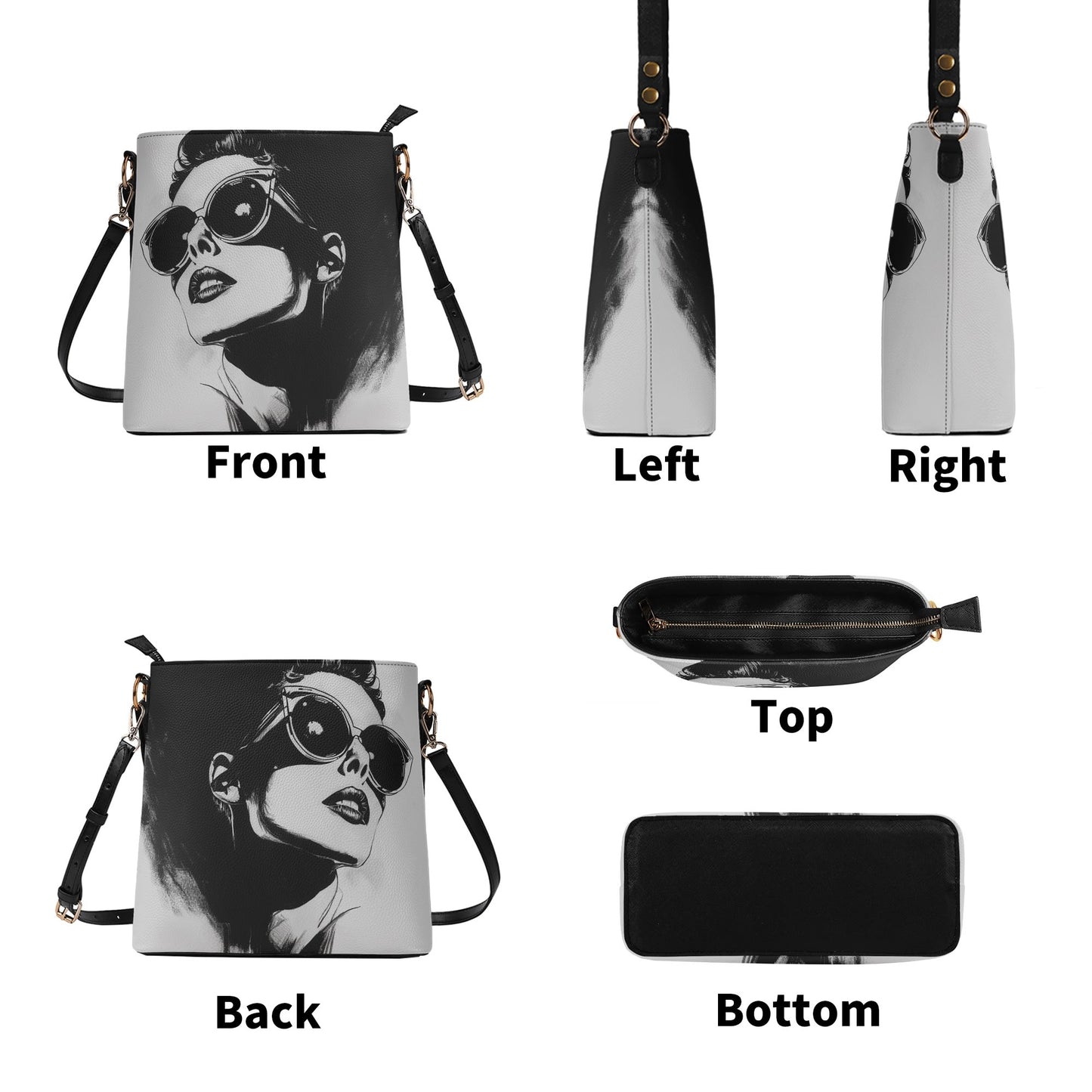 Model / Bucket Shoulder Bag