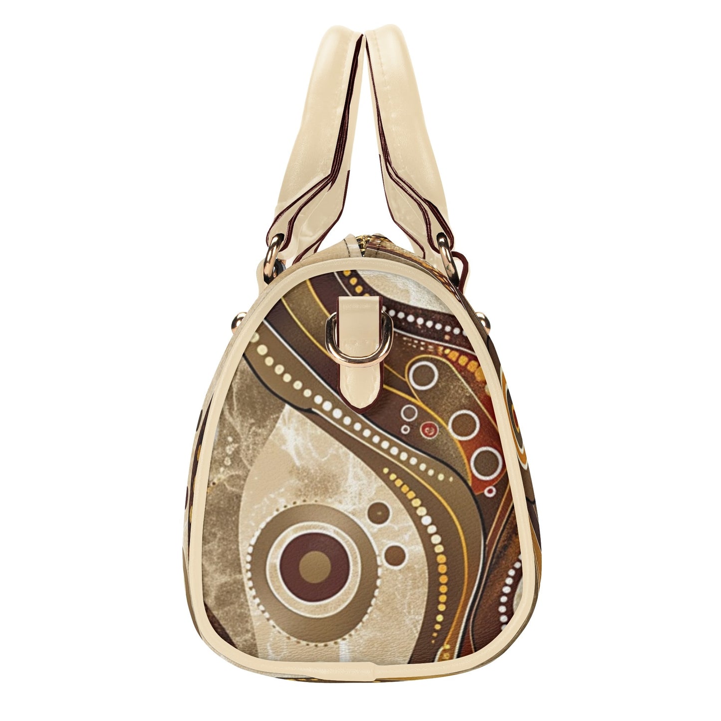 Sandy / Mini Boston Bag (Beige)