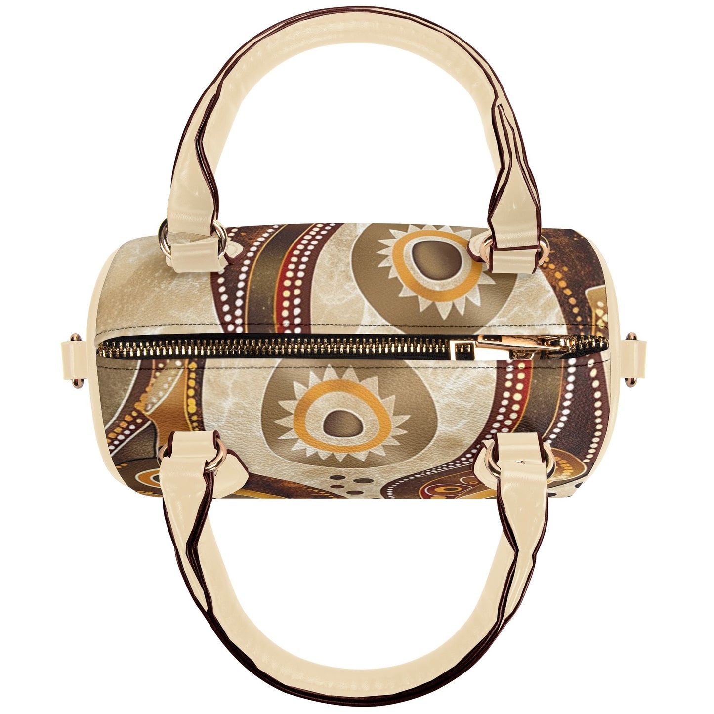 Sandy / Mini Boston Bag (Beige)