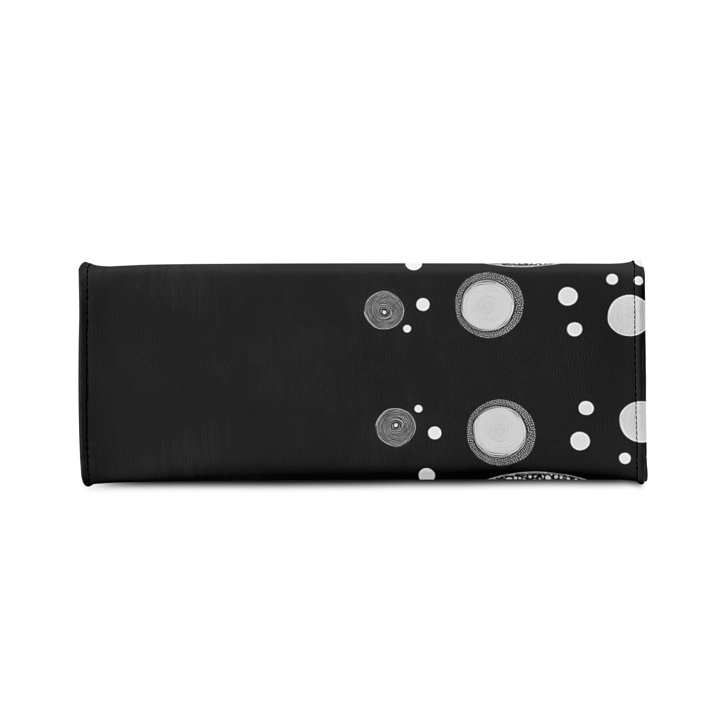 White Circles / Luxury Handbag ( 3 size )