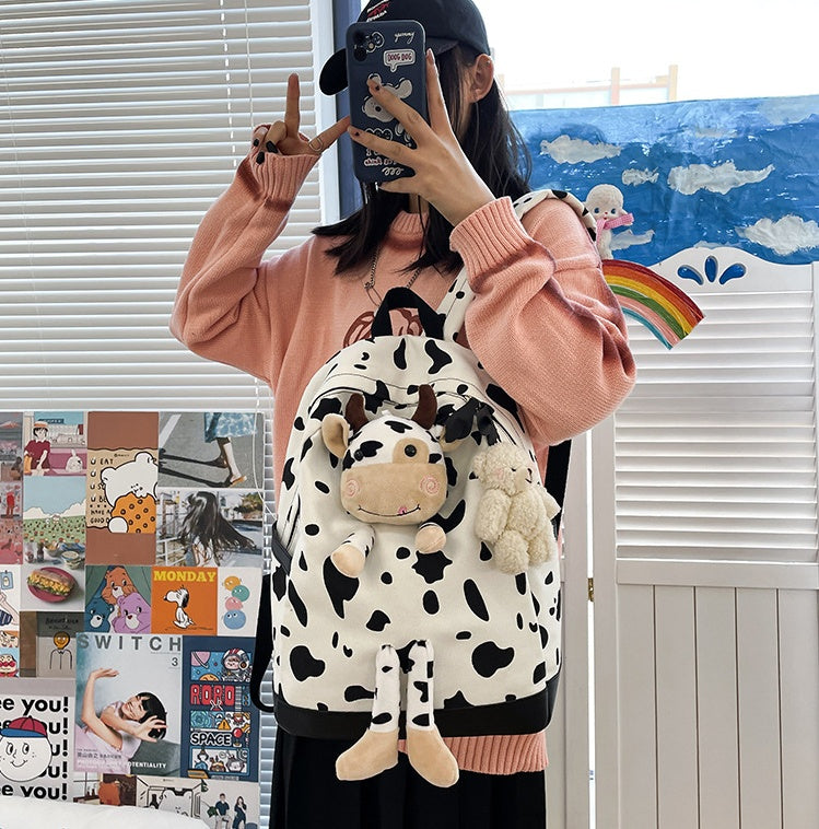 Cute Cow / Backpack (17 inch)