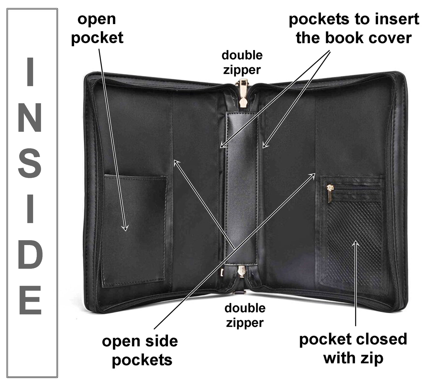 Monnalisa / Books briefcase with internal pockets